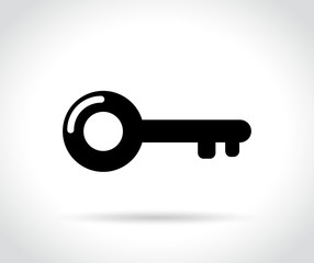 key icon on white background