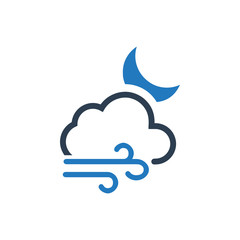 Cloudy Night Icon