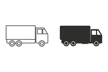 Truck vector icon.
