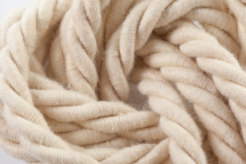 Beige cotton rope