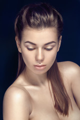 portrait of beautiful young woman