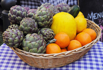 Fruits and vegetables 