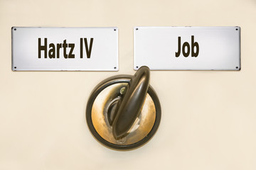 Schild 212 - Hartz IV