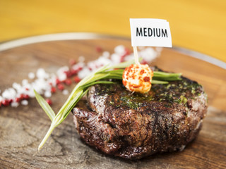 Grilled filet mignon
