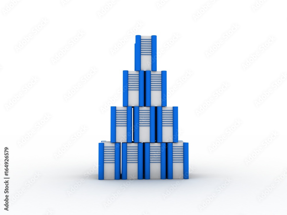 Poster 3d rendering database storage data base