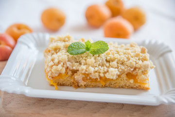 Aprikosen Streuselkuchen 