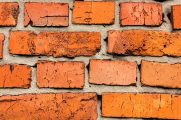 Red brick wall
