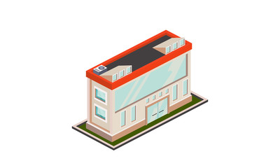 isometic building