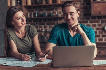 Business people work at home