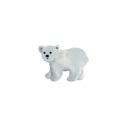 Foto op Canvas Plasticine  polar bear  sculpture isolated © onanana
