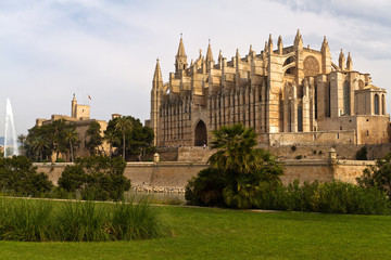 Obraz premium Kathedrale der Heiligen Maria, Palma de Mallorca