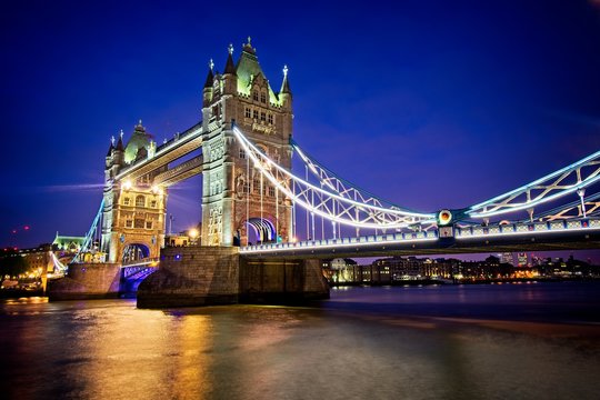 Tower Bridge At Night