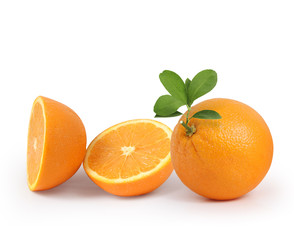  orange on white background