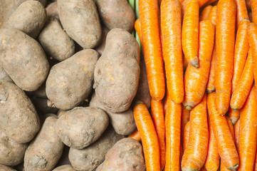 potatoes and carrots