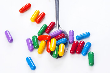 colorful pills
