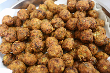 Cooked fish balls