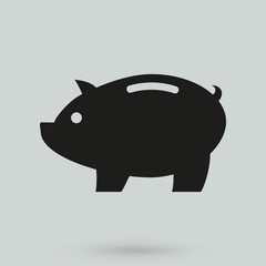 Piggy bank icon