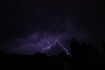 Blitze in der Nacht