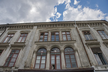 Old abandoned building in Bucharest