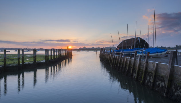 The boathouse at Bosham in West Sussex.