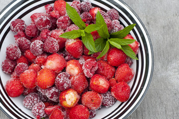 frozen berries