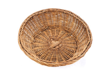 Fototapeta premium Empty wicker basket