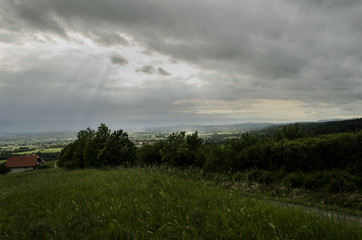 panorama z Beskidu 