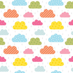 Colorful cloud pattern