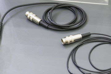The industrial instrument cable with socket.The audio cable with socket