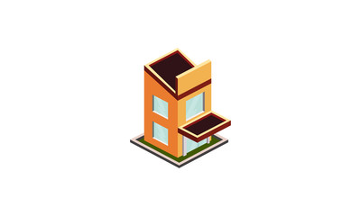 isometric building