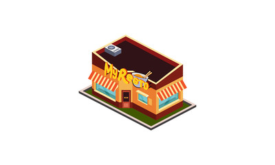 isometric building