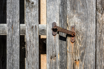 wooden plank with splinters and cracks