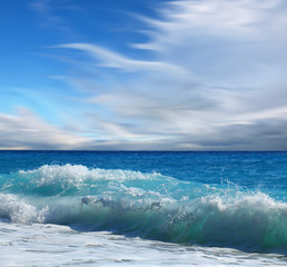 Blue Ocean Wave