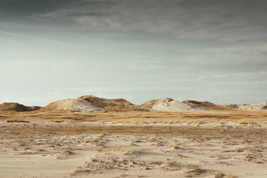 Landschaft auf der Insel Amrum, Deutschland