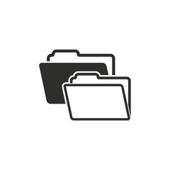Folder vector icon.