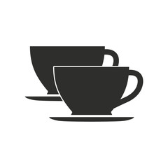 Coffee cup vector icon.