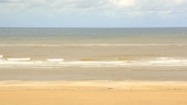 Beach in Zandvoort, Netherlands.