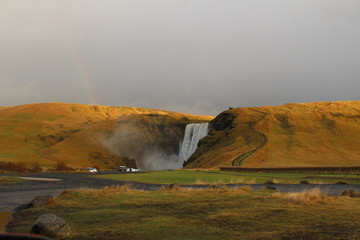 Chute skogafoss