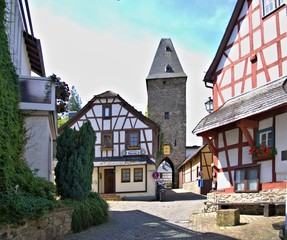 Der Torturm von Altweilnau, Gemeinde Weilrod, Hochtaunus