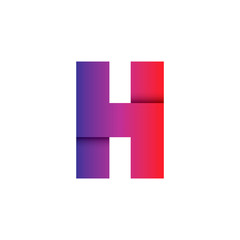 Initial Letter H Design Logo