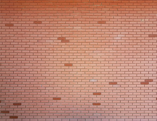 red smooth brick wall texture with dark colored bricks