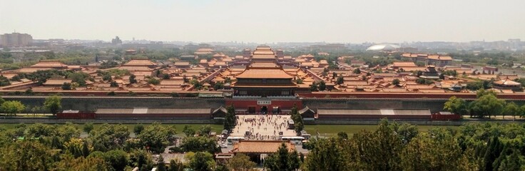 Fototapeta na wymiar Forbidden city, North gate - Beijing, China