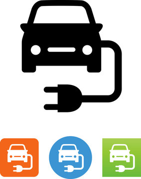 Car Plug Icon - Illustration