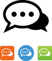 Chatting Message Icon - Illustration