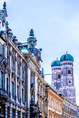 Famous Munich Cathedral - Liebfrauenkirche