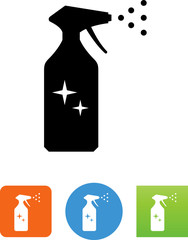 Cleaner Bottle Icon - Illustration