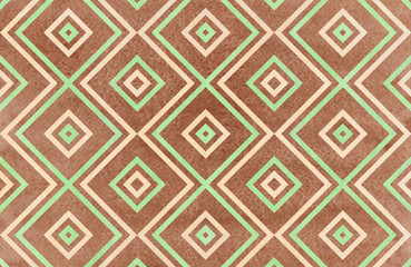 Watercolor geometrical pattern.