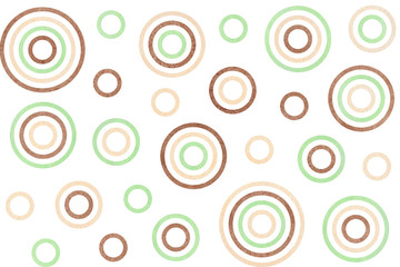 Watercolor circles pattern.
