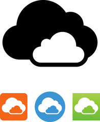 Clouds Icon - Illustration