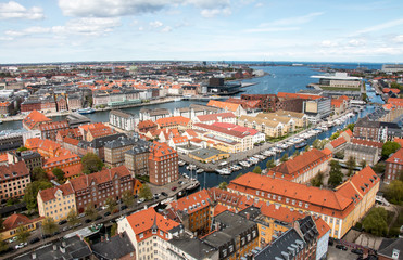 Naklejka na ściany i meble View to Copenhaguen Opera